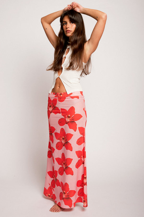 Romantic Orchid Skirt