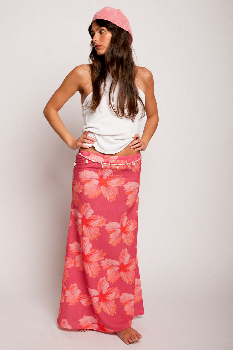 Sweet Hibiscus Skirt